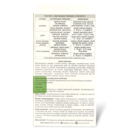 SUM75 fitoprotect, beneficial bacteria, microbial plant protection product, 10 g