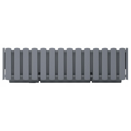 DDEF600W-405U Balkon Topf 58cm mit Griffen Feuchtigkeitsmesser Stone