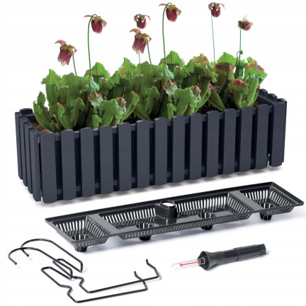DDEF600W-S433 BALKONTEICH 58cm MIT ANTRACITE-GRIFFEN Feuchtigkeitsmesser
