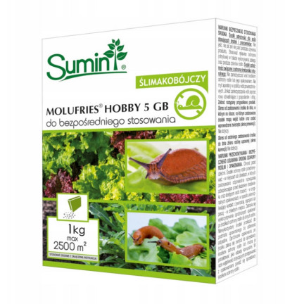 SUM22 Molufries 5GB 1kg Sumin, proti slimákům a plžům, přípravek proti slimákům a plžům