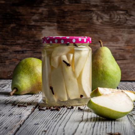 PAC500/82 GLASBECHER 500 ml für Pickles, Konserven, Honig, Relish, Saucen FI82