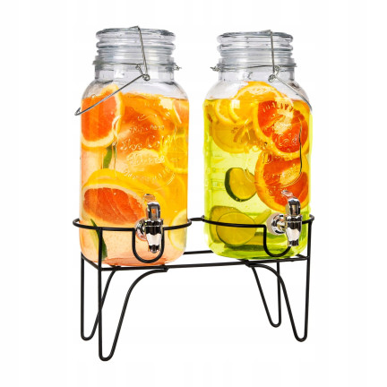SIP2027 2ER SET 4L GLÄSER AUF SOCKEL MIT HAHN