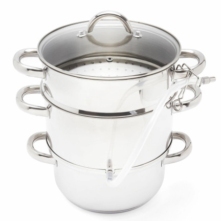 TD29 DAMPFENTSAFTER EDELSTAHL INDUKTION GAS 5L