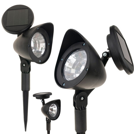 SOL0663 LAMPE SOLAR GARTENSCHEINWERFER SENSOR LED