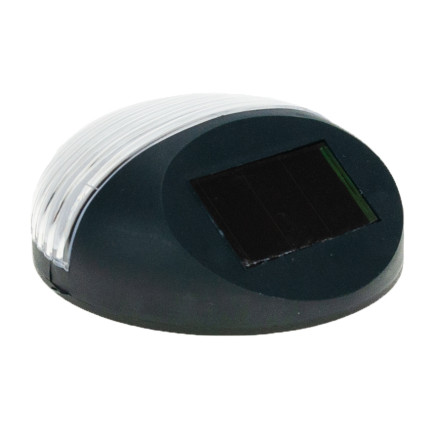 SOL0694 SOLAR-GARTENLAMPE SCHWARZES PLASTIK 11,3 x 11,3 x 4,5 CM