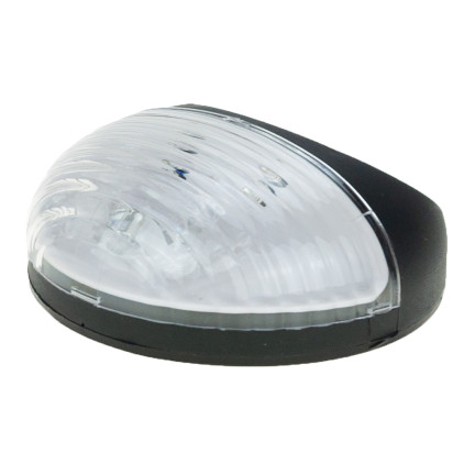 SOL0694 SOLAR-GARTENLAMPE SCHWARZES PLASTIK 11,3 x 11,3 x 4,5 CM