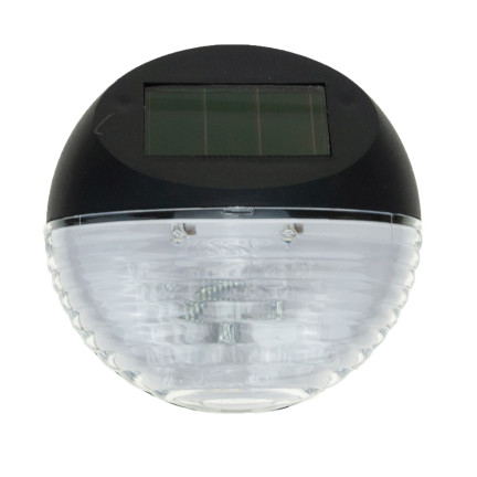 SOL0694 SOLAR-GARTENLAMPE SCHWARZES PLASTIK 11,3 x 11,3 x 4,5 CM