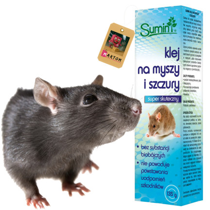 Sum-09718 Glue Trap for Mice, Rats, and Rodents, 135g, Sumin Glue Trap