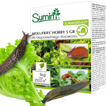 SUM22 Molufries 5GB 1kg Sumin, proti slimákům a plžům, přípravek proti slimákům a plžům