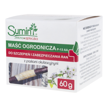 SUM24 Gartenbausalbe P-13 AA 60g, Pfropf- und Schnittpflanzen, Sumin, für Pfropfwunden, + Streifen