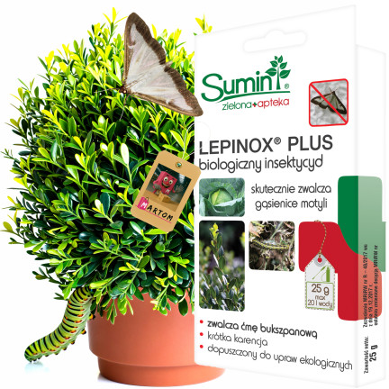 SUM32 Lepinox PLUS 25g, pest control product for box tree moths and butterfly caterpillars