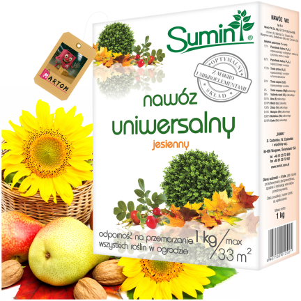 SUM70 Sumin All-Purpose Fall Fertilizer, 1 kg, Optimal Formula