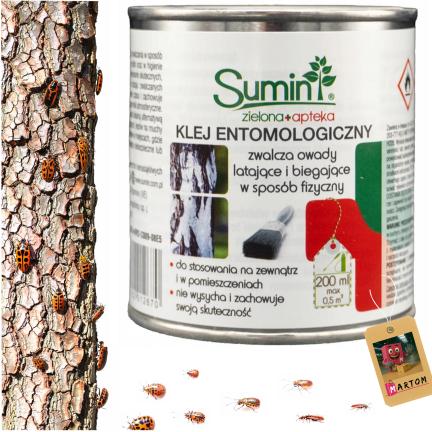 SUM9 Sumin Insect Glue for Controlling Flying and Crawling Insects, 200 ml