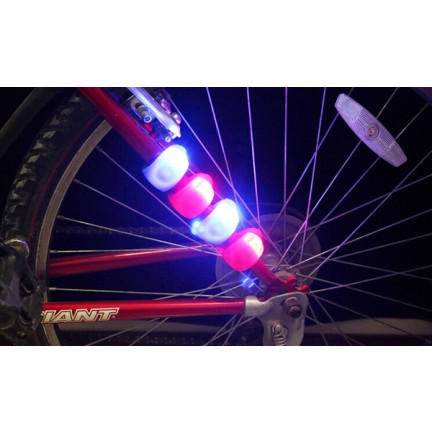 ZW39 LED FAHRRADLAMPE VORNE HINTEN 2 STÜCK