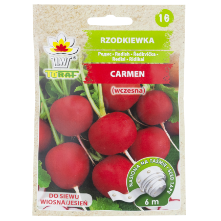 T8339 ŘEDKVIČKA CARMEN RIBBON 6M SEMÍNKA ŘEDKVIČKY NA STUZE KULATÉ CARMEN