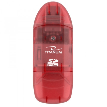 TA101R TITANUM SDHC KARTENLESER ROT