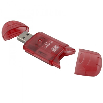 TA101R TITANUM SDHC KARTENLESER ROT