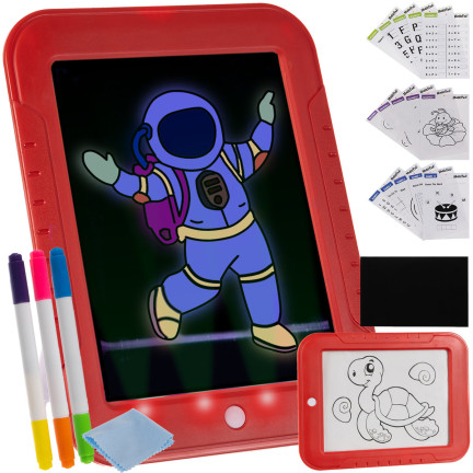 TG56631 GRAFICKÝ KRESLÍCÍ TABLET CIK-CAK PRO DĚTI VZDĚLÁVACÍ ŠABLONY FIXY PERO
