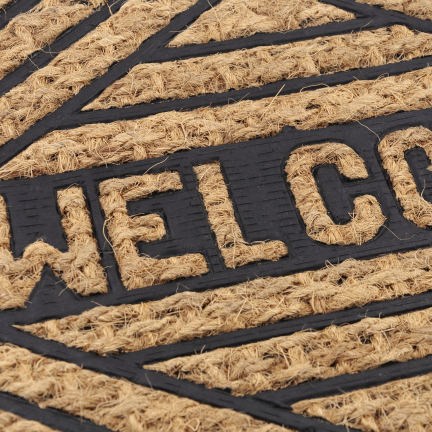 TAM7630 Rectangular Entryway Doormat, Coconut Fiber, 40x60