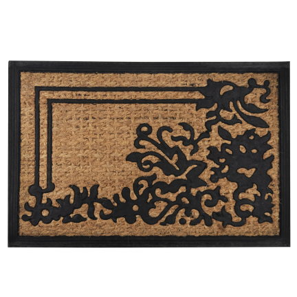 TAM7630 Rectangular Entryway Doormat, Coconut Fiber, 40x60