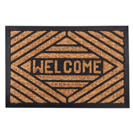 TAM7630 Rectangular Entryway Doormat, Coconut Fiber, 40x60