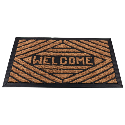 TAM7630 Rectangular Entryway Doormat, Coconut Fiber, 40x60