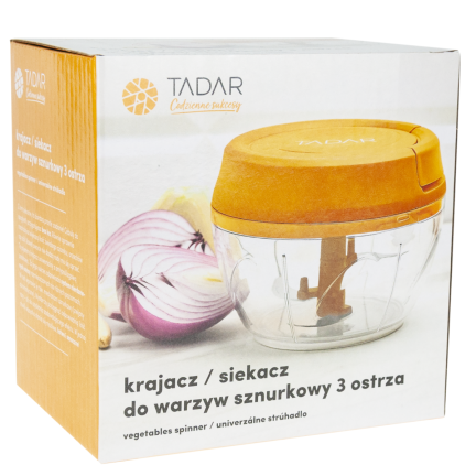 TD30 STRUNOVÝ SEKÁČEK ZELENINY 3 NOŽE TADAR
