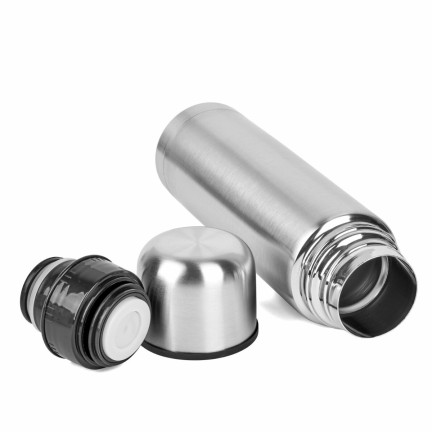 TD34 VAKUOVÁ OCELOVÁ TERMOSKA 500ML 0,5L TERMÁLNÍ LÁHEV Z NEREZOVÉ OCELI CLICK-CLACK