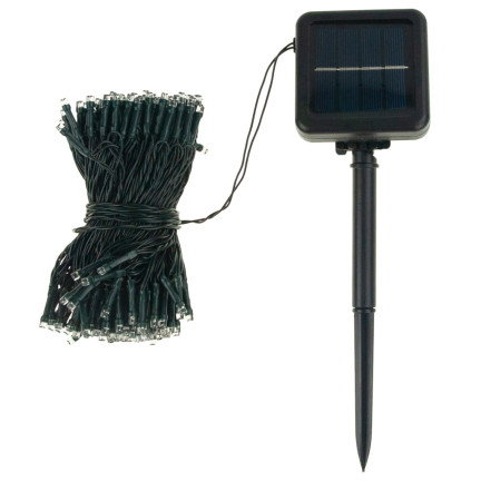 TG63191-1 Vánoční stromek LAMPA 200 LED SOLAR COLD WHITE OUTDOOR CANDLEWAY LAMPS
