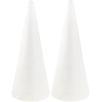TG26228 Polystyrol-Kegel 30CM Weihnachtsbaum BIG TO DECORATE x2