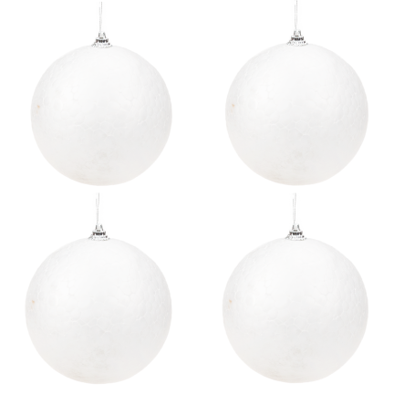 TG34724 4ks BOMBKA STYROPIAN BALLS s 10CM sadou BOMBKA STYROPIAN BALLS