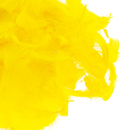 TG35906-2 dekorativní peří 10G žlutavé dicot ruční práce Velikonoce