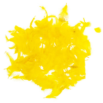 TG35906-2 dekorativní peří 10G žlutavé dicot ruční práce Velikonoce