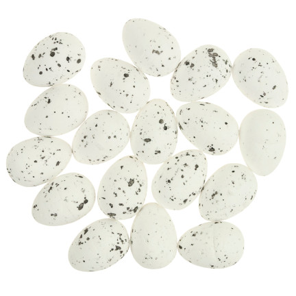TG70481-1 Velikonoční vajíčka, křepelčí kropenatá vajíčka, dekorace do košíku, 36SZT/KPL