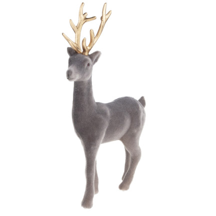 TG61448-9 SOB OBRÁCENÝ ZLATÉ PAROŽÍ PLASTOVÝ JELEN VELUR