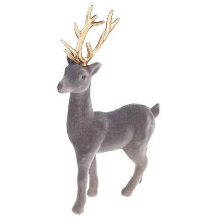 TG61448-9 SOB OBRÁCENÝ ZLATÉ PAROŽÍ PLASTOVÝ JELEN VELUR