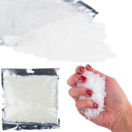 TG42345 KUNSTSCHNEE 50G ZUM VERZIEREN VON FREISTEHENDEN DEKORATIONEN