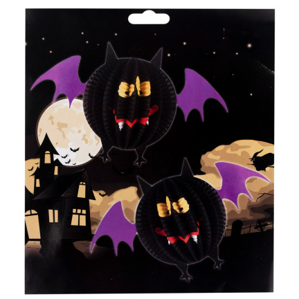 TG44474 NETOPÝR VELKÝ HALLOWEENSKÁ ZÁVĚSNÁ DEKORACE