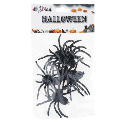 TG44534 HALLOWEEN PAVOUCI 4KS DEKORACE VELKÉ STRAŠIDELNÉ