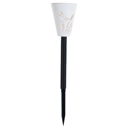 TG45634 White Cool-Tone Solar Garden Stake Light