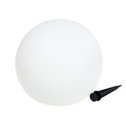 TG45639 Solar Ball LED Garden Light, White + RGB, 20 cm