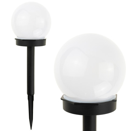 TG47830 SOLAR GARDEN BALL lampa solární zahradní LED koule bílá pro zahradu