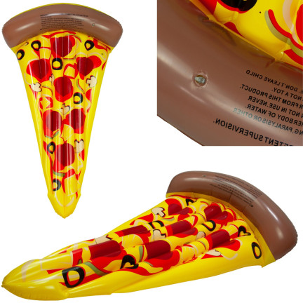 TG48106-2 STRAND MATRATZE PIZZA AUFBLASBAR FÜR SCHWIMMEN GROSSE KOMFORTABLE MEER POOL URLAUB