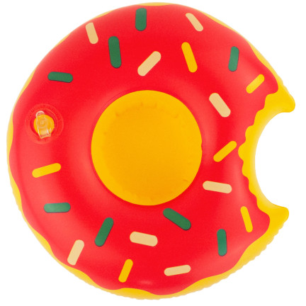 TG48118R DRŽÁK NA HRNEK DONUT RŮŽOVÝ DONUT PLOVOUCÍ