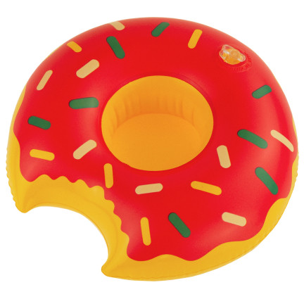 TG48118R DRŽÁK NA HRNEK DONUT RŮŽOVÝ DONUT PLOVOUCÍ