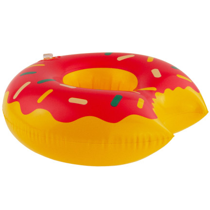 TG48118R DRŽÁK NA HRNEK DONUT RŮŽOVÝ DONUT PLOVOUCÍ
