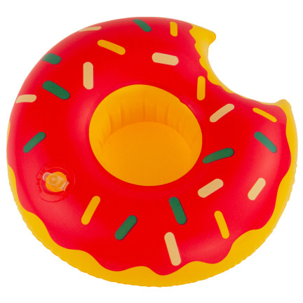 TG48118R DRŽÁK NA HRNEK DONUT RŮŽOVÝ DONUT PLOVOUCÍ