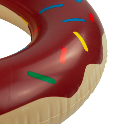 TG48122B Brown Inflatable Donut Beach Ring