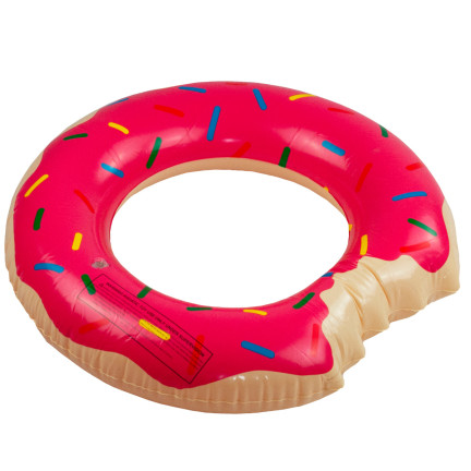 TG48122R PLÁŽOVÉ NAFUKOVACÍ KOLO DONUT RŮŽOVÉ