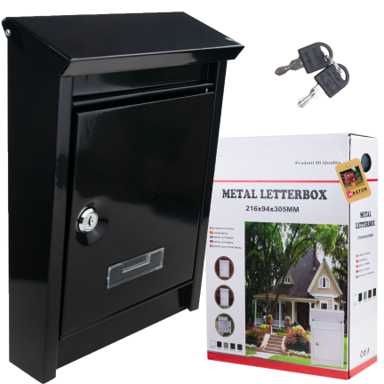 TG48239 Black Mailbox
